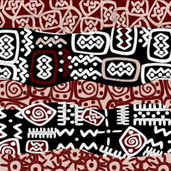 Ethnic stylized motifs